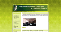 Desktop Screenshot of biblioteka.chelmsl.pl