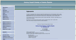 Desktop Screenshot of gzo.chelmsl.pl