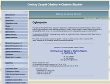 Tablet Screenshot of gzo.chelmsl.pl